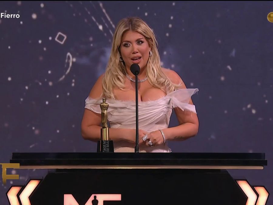 Wanda Nara se coronó como la mejor conductora de la televisión argentina en los Martín Fierro 2026