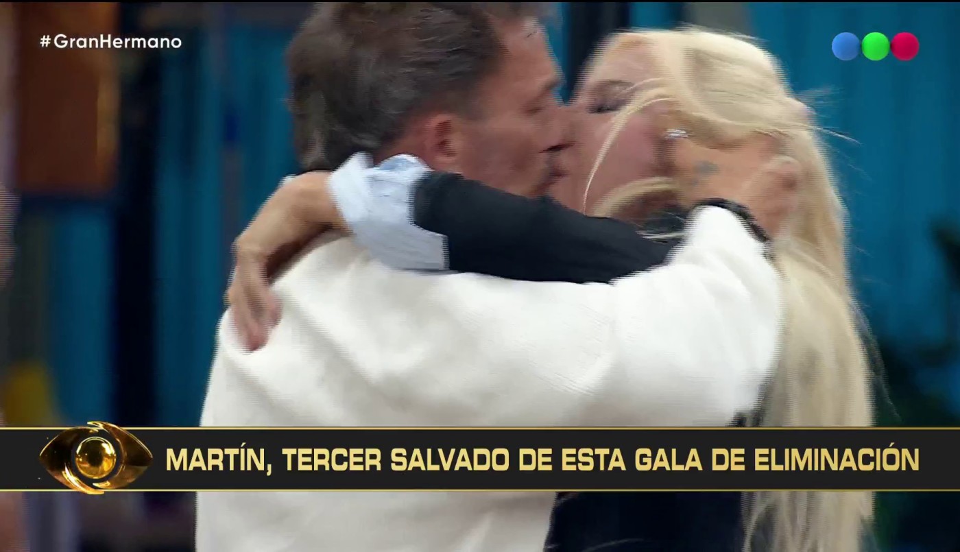 Martín Rodríguez se salvó de la eliminación y Yanina Zilli le comió la boca | Mejores momentos
