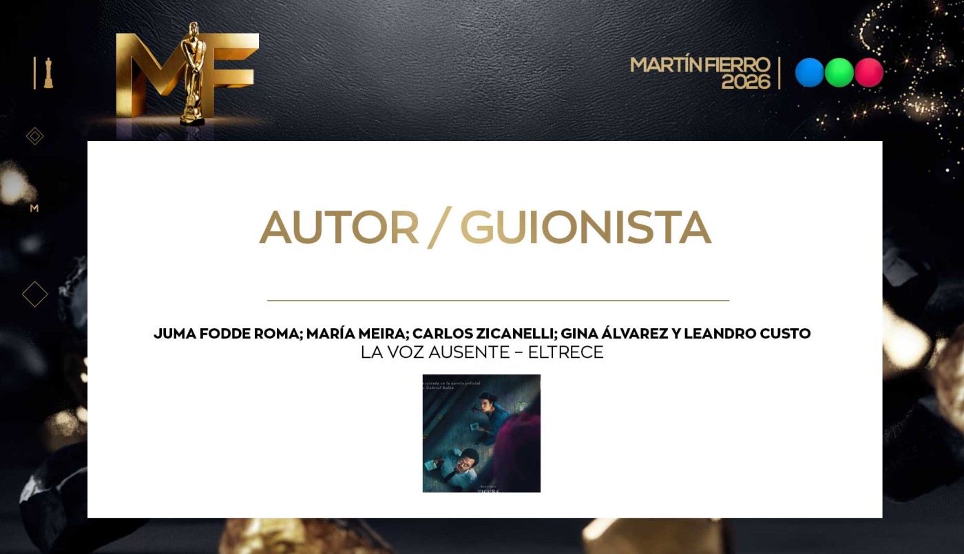 Mejor autor/guionista | Ganadores