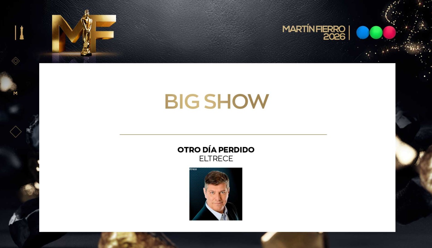 Mejor big show | Ganadores