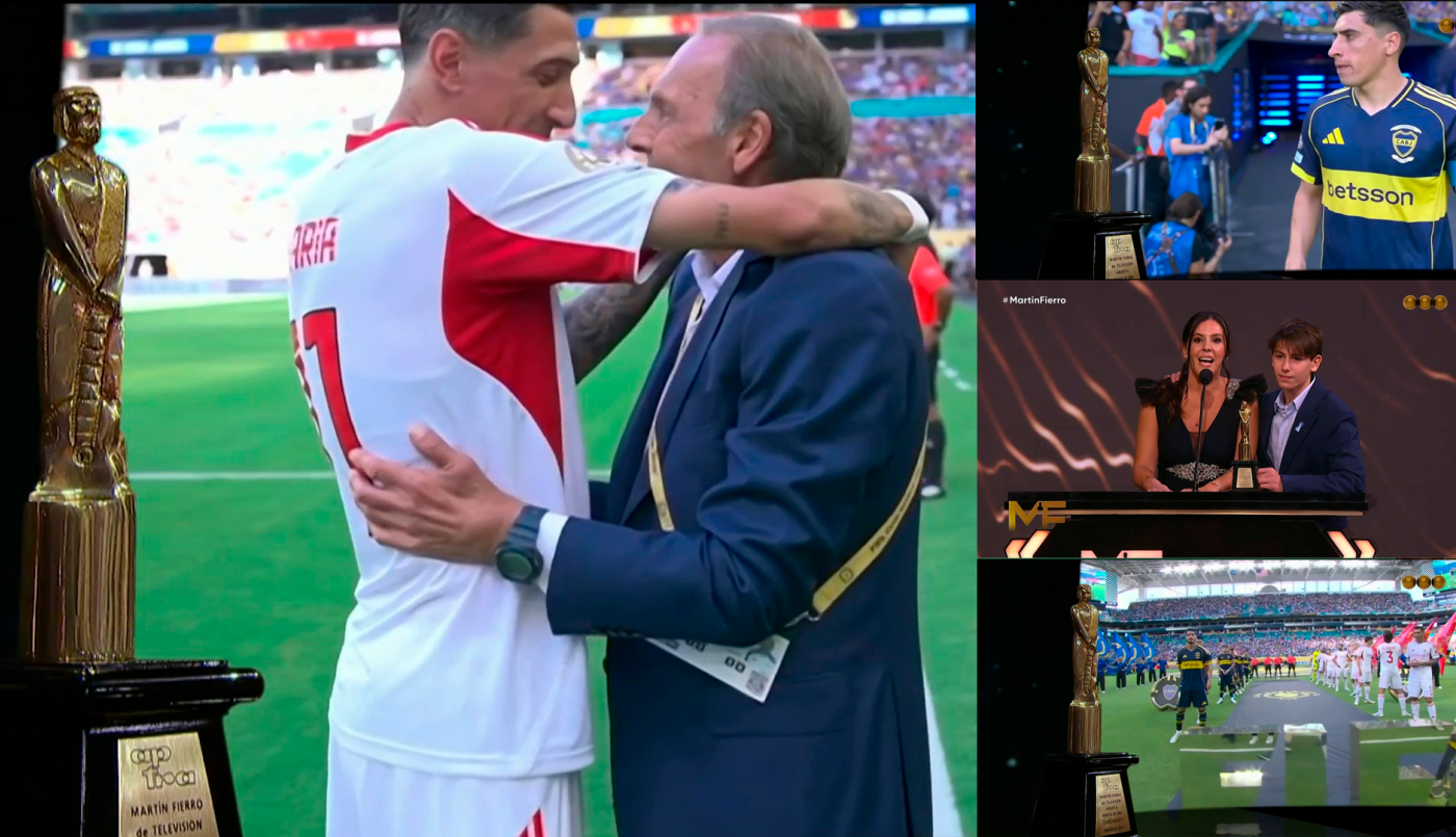 La familia de Miguel Ángel Russo recibió el Martín Fierro por el Minuto de Oro | Mejores Momentos