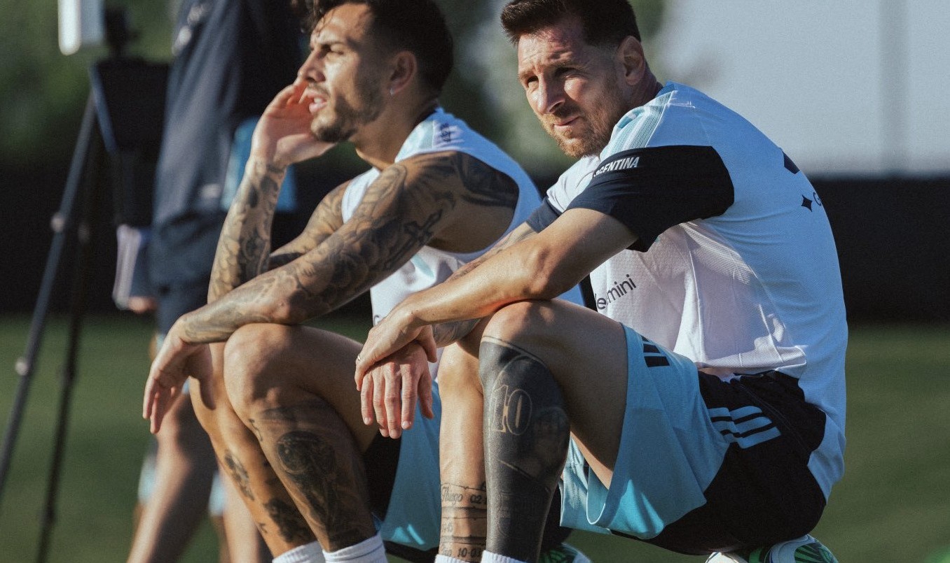 La Selección argentina completó su segundo entrenamiento en Kansas y Scaloni probó un once para jugar ante Honduras | Noticias