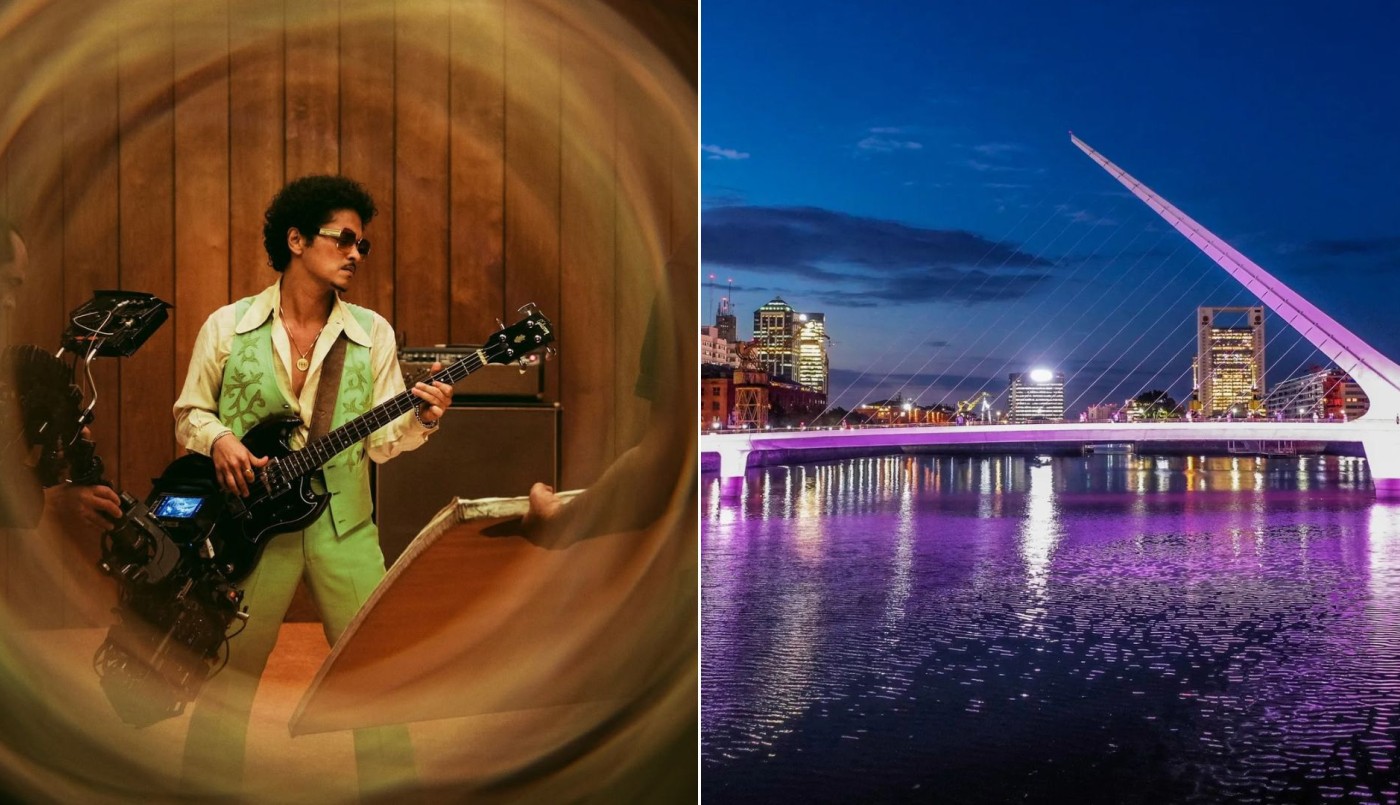 De la mano de Bruno Mars, el Puente de la Mujer recibirá una experiencia inmersiva musical gratuita | Música
