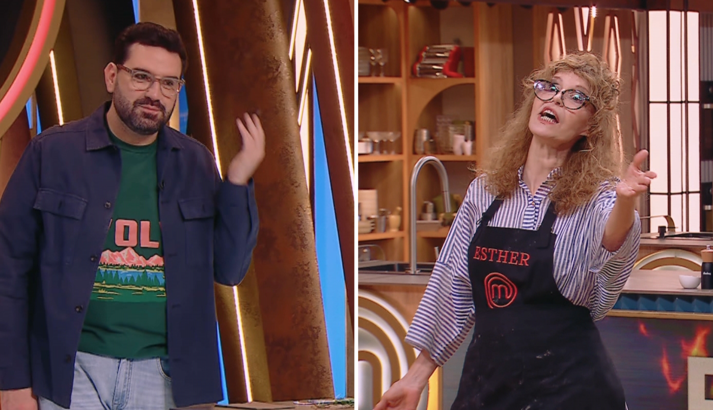 El palito de Esther Goris a Damián Betular que descolocó al jurado de Masterchef Celebrity | Mejores Momentos