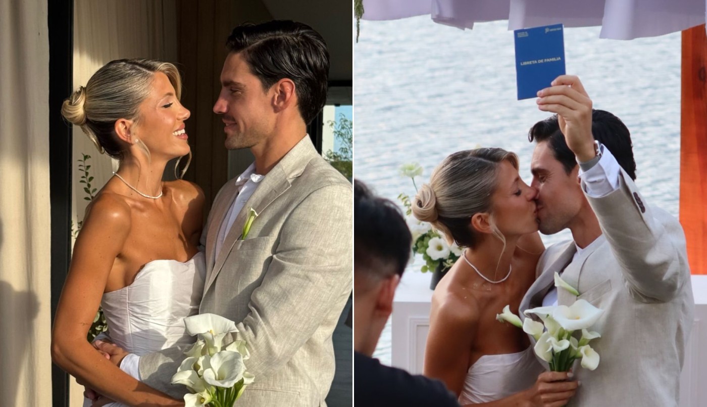 Cande Ruggeri y Nicolás Maccari se casaron: las exclusivas fotos de la gran boda a orillas del río | Espectáculos