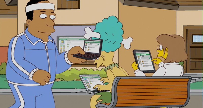 Según las nuevas tecnologías, ¿qué personaje de los Simpsons sos? | Desafíos y test