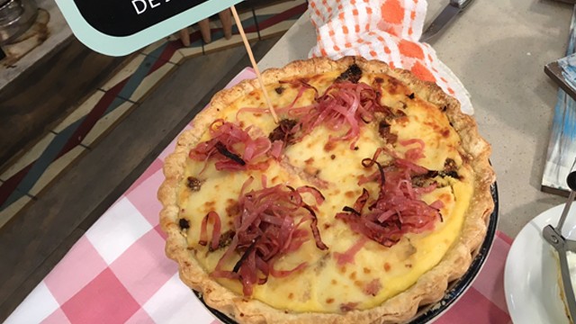 Gran tarta de jamón y queso | Recetas