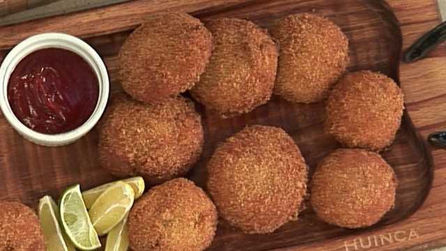 Aros de cebolla rellenos | Recetas