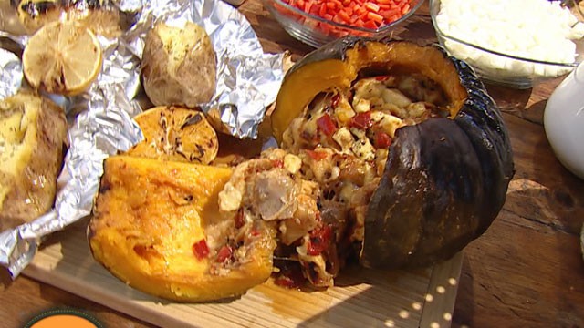 Calabaza rellena al rescoldo | Recetas