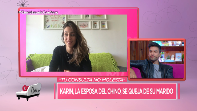 La esposa del Chino Leunis sacó los trapitos al sol | Su consulta no molesta