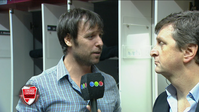 Cavenaghi: “Mi idea es estar toda la vida ligado al Club” | Cavenaghi: despedida Monumental