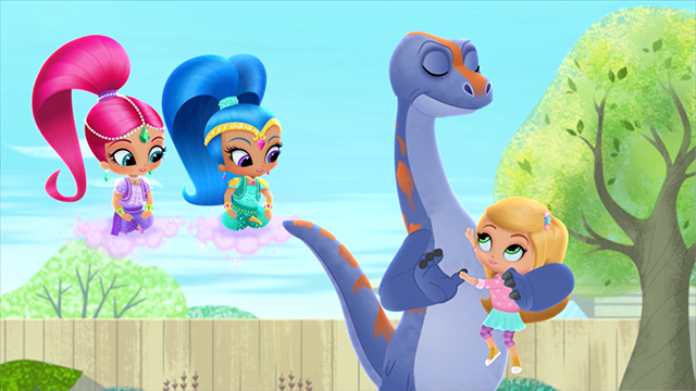 El baile del dinosaurio | Shimmer y Shine
