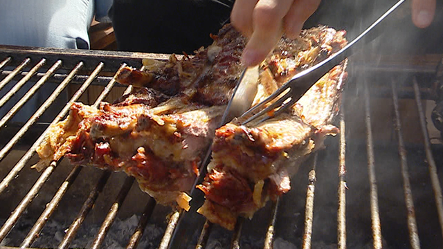 Costillar relleno de fiambres y vegetales | Recetas