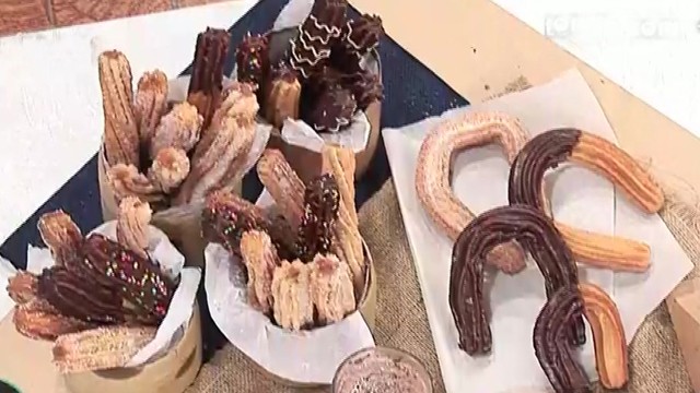 Churros caseros, rellenos y bañados | Recetas