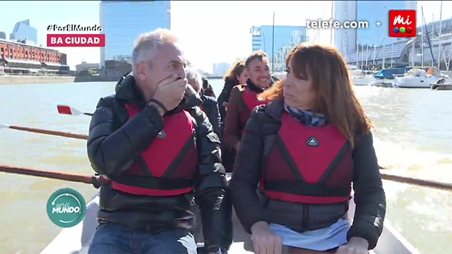 Lizy Tagliani y Marley aprenden remo | Mejores Momentos