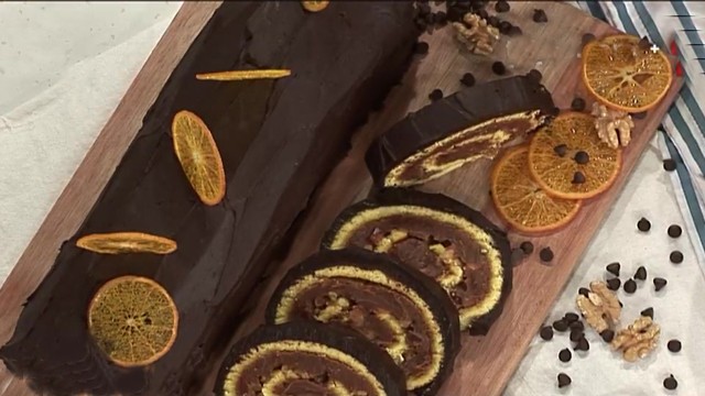Arrollado de dulce de leche bañado en chocolate | Recetas