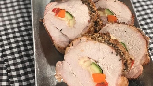 Carré de cerdo relleno | Recetas