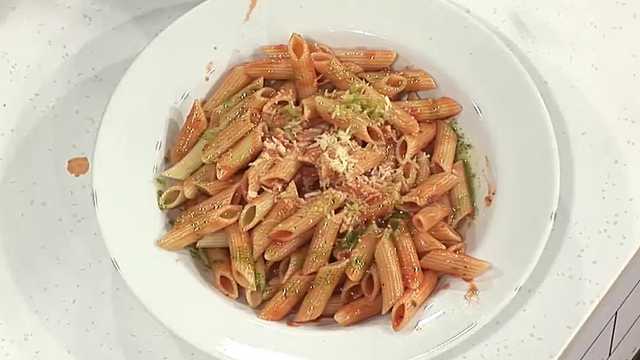 Mostachol con salsa pomarola | Recetas