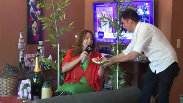 Lizy improvisó un programa en la casa de un famoso | Popurrí de noticias