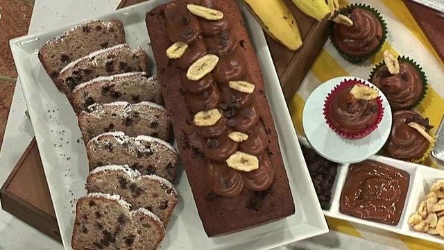 Budín de bananas con chips de chocolate | Recetas