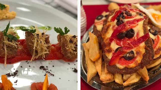Versión bodegón y gourmet de la milanesa a la napolitana a caballo | Sobremesa