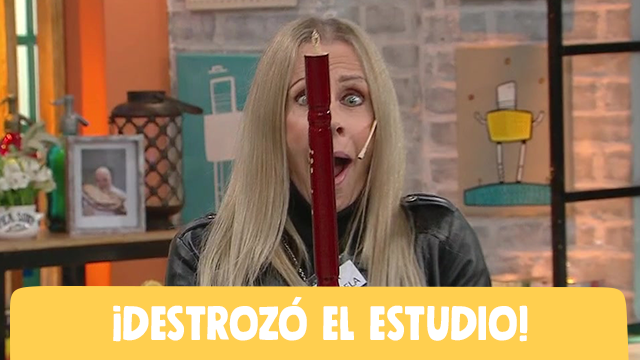 María Valenzuela tuvo un ataque de ira en vivo | Sobremesa