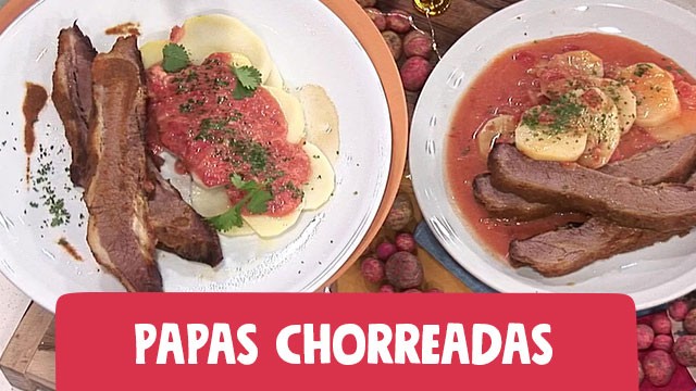 Papas chorreadas | Recetas