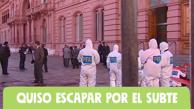 Detuvieron a un hombre armado en la Casa Rosada | Actualidad