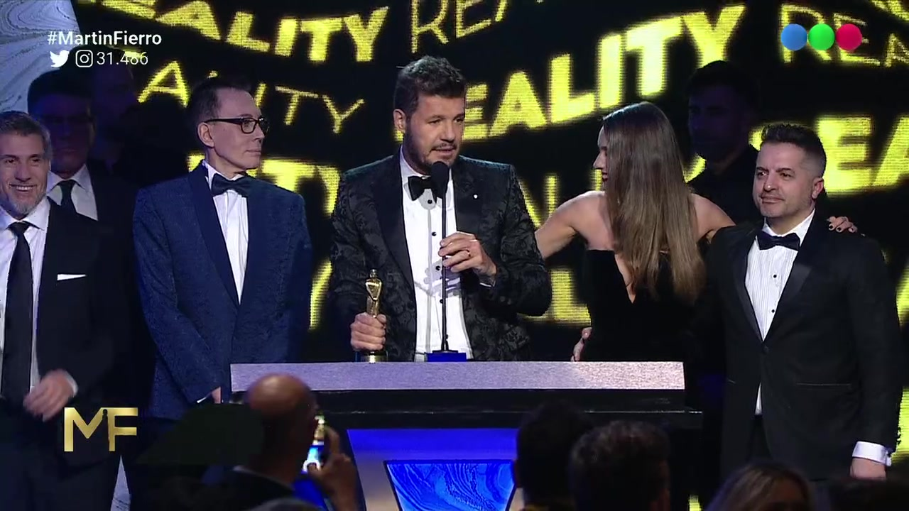 ¿Qué dijo Marcelo Tinelli tras recibir el premio de "Mejor Reality"? | Mejores momentos