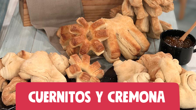 Panadería en casa: cuernitos y cremona | Recetas