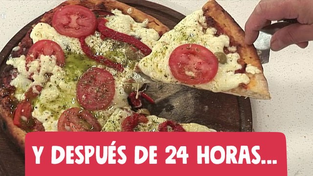 Pizza de jamón, tomate y morrones con la masa perfecta | Recetas