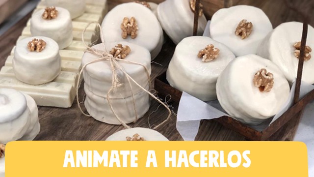 El secreto de los alfajores de nuez y chocolate blanco | Sobremesa