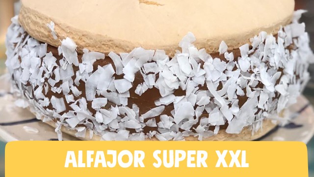 Super torta alfajor de maicena | Sobremesa