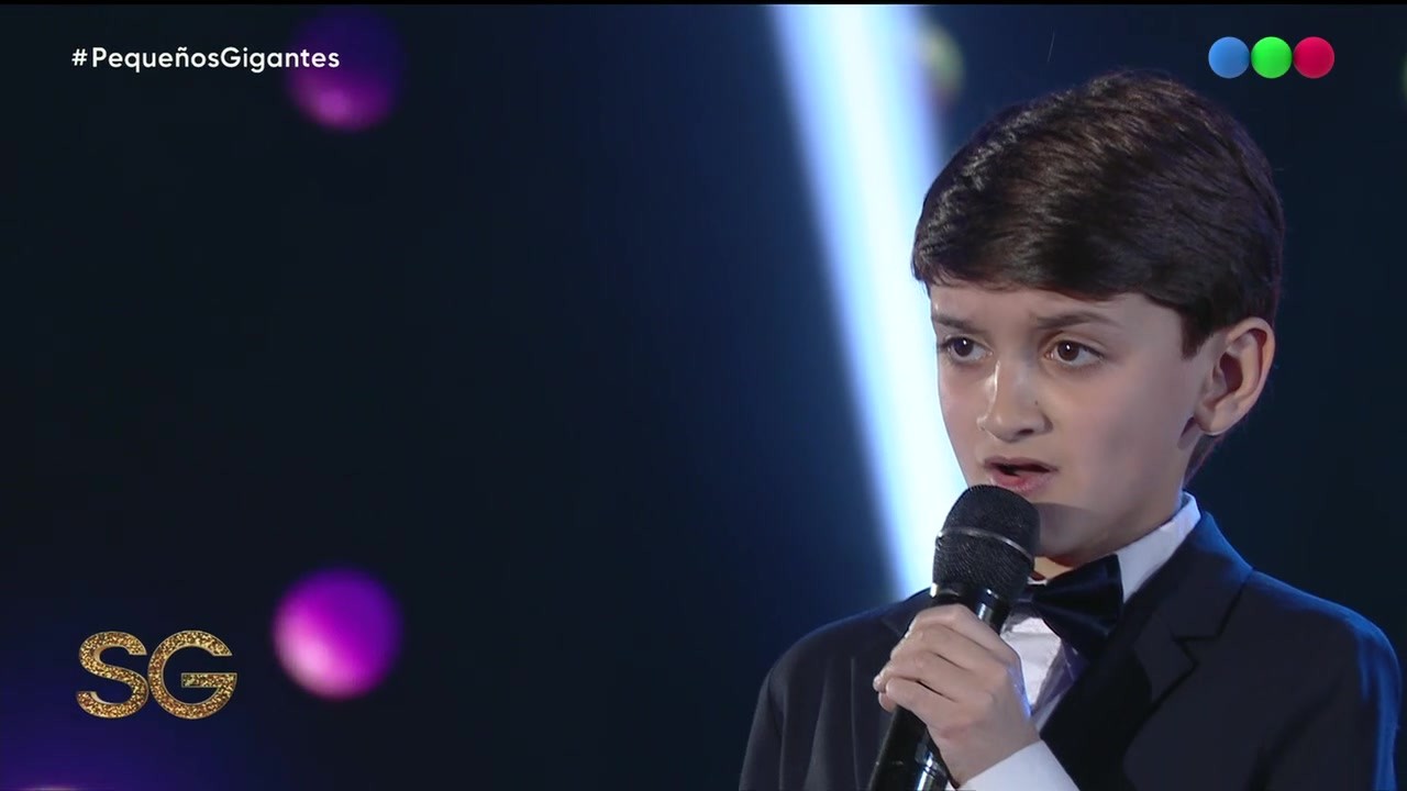 El nene "Pavarotti" que hizo saltar de las sillas al jurado | Pequeños Gigantes