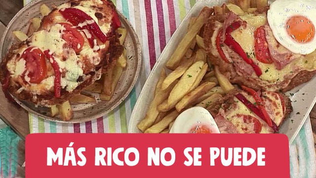 Milanesa a la napolitana a caballo con fritas | Recetas