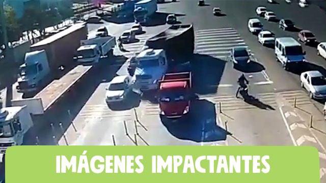 Accidente y milagro en el peaje | Actualidad