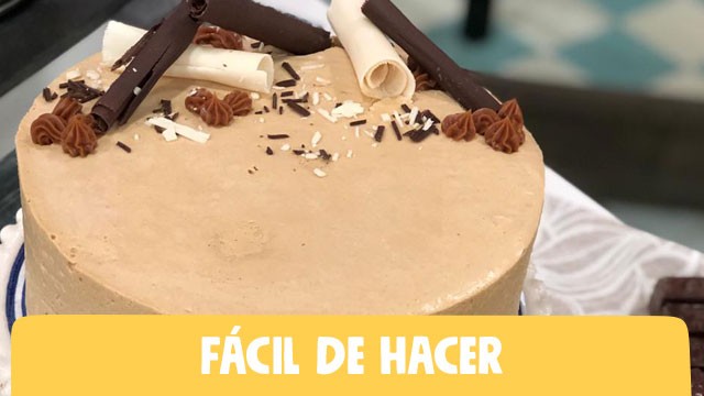 Gran torta mousse de dulce de leche | Sobremesa