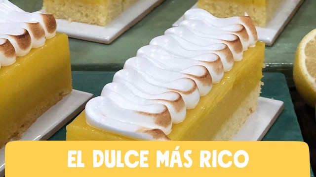 Tremendas barritas de Lemon Pie | Sobremesa