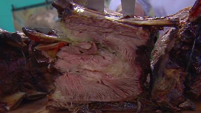 Asado doble relleno de panceta y vegetales | Recetas