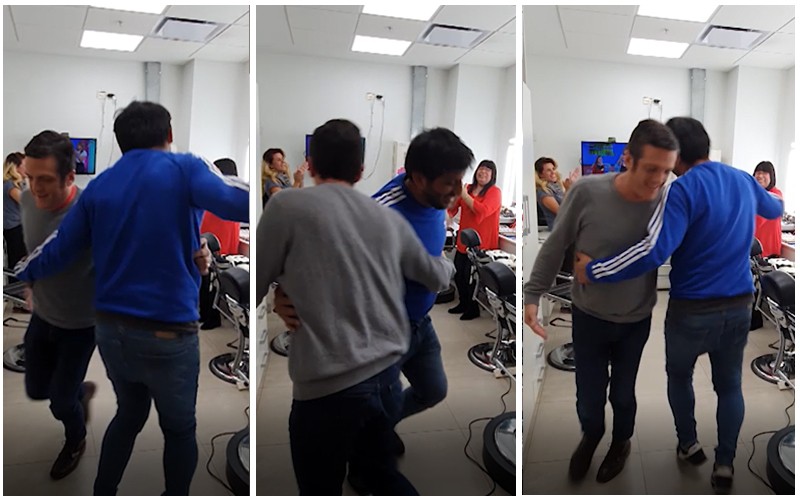 El polémico baile de Mauro Szeta antes del noticiero | Espectáculos