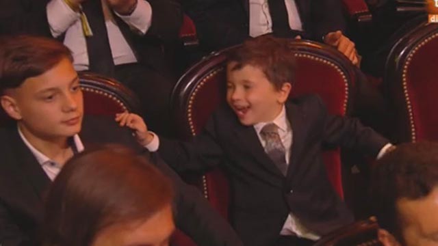 La divertida reacción de Mateo Messi | Virales