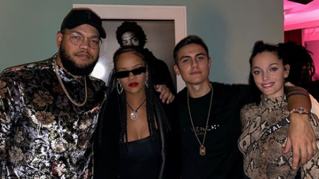 Reunión cumbre: Rihanna, Oriana Sabatini y Dybala juntos | Espectáculos