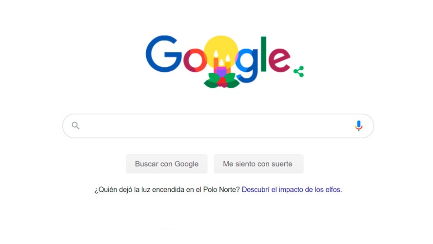 Llegó el doodle de Google para Navidad | Tecnología