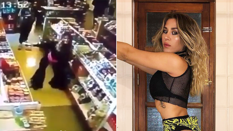 El perreo de Jimena Barón en una estación de servicio | Virales