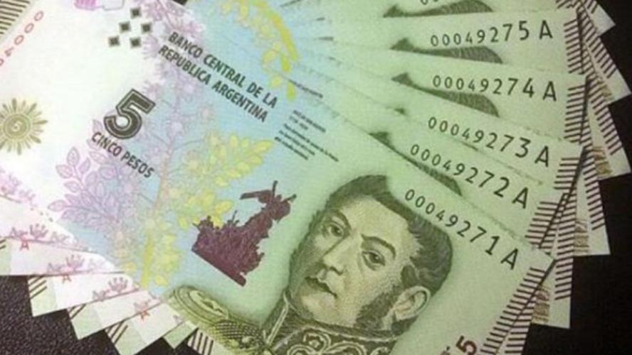 Extienden la validez de los billetes de 5 pesos | Sociedad