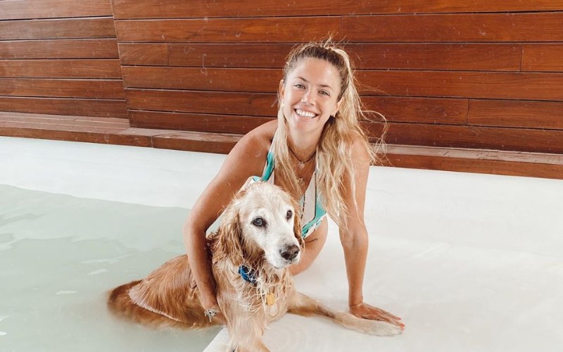Stephanie Demner le dijo adiós a su perro Rocky | Influencers