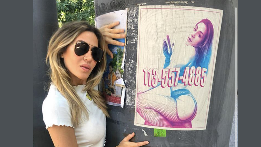 Polémica por los carteles callejeros que utilizó Jimena Barón para promocionar su música | Espectáculos