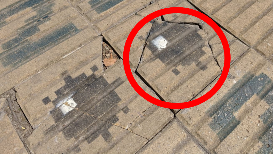 En la plata hay baldosas que si las pisas explotan | Sociedad