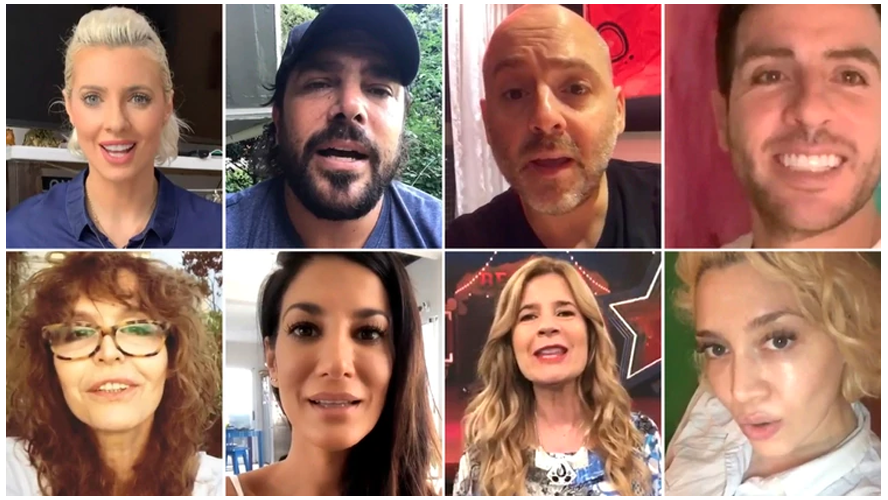 Famosos argentinos cantaron Imagine para concientizar | Virales