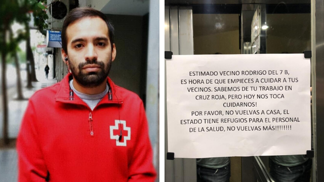 "¡No vuelvas más!": director de la Cruz Roja denunció que sus vecinos lo escracharon | En Argentina